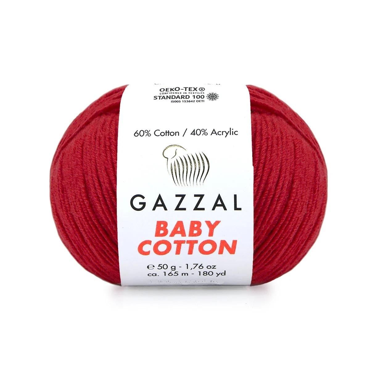 Пряжа Gazzal BabyCotton 3439