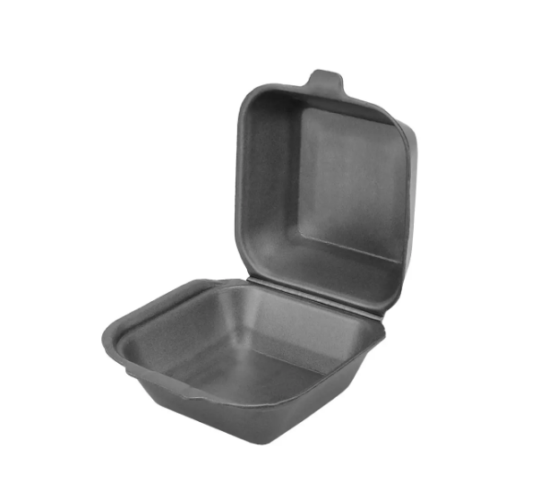 Ланч-бокс НР-6 из вспененного полистирола 150х152х60 мм 250 шт. Черный (003400014)