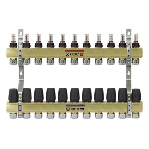 Коллектор Raftec LCR-1.11 с расходомерами и евроконусами (SW-57004)