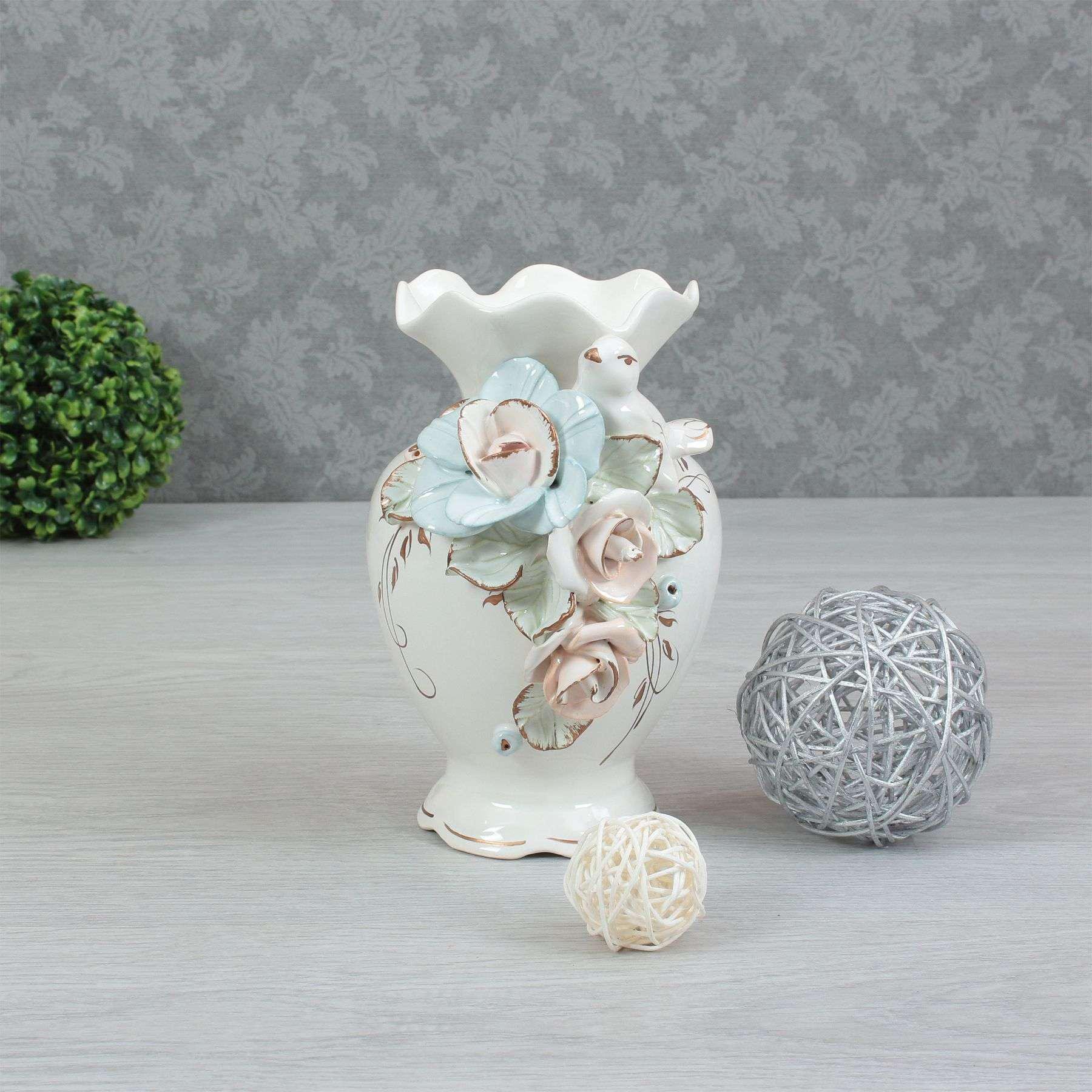 Ваза малая Волна лепка 210 мм (40960)