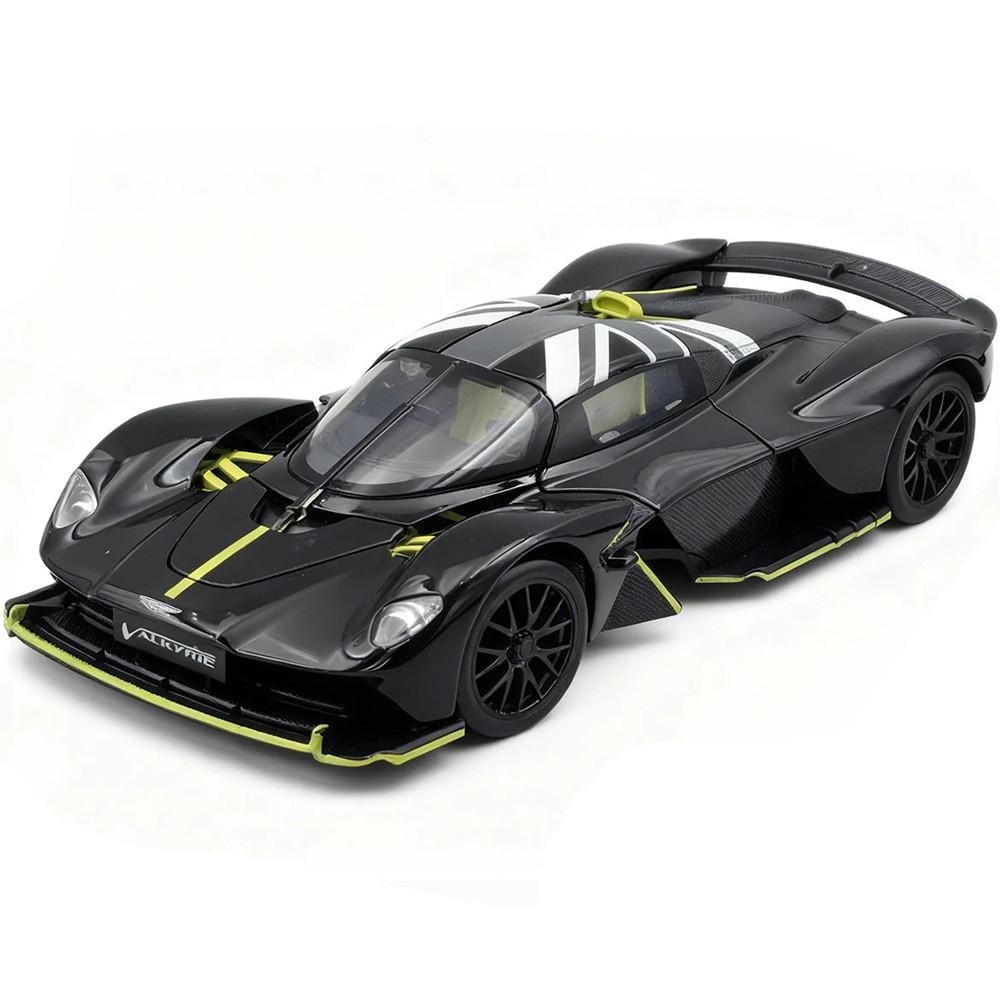 Іграшкова машинка металева Автопром Aston Martin Valkyrie 2024 1:23 модель світло/звук 20,5 см (34089726)