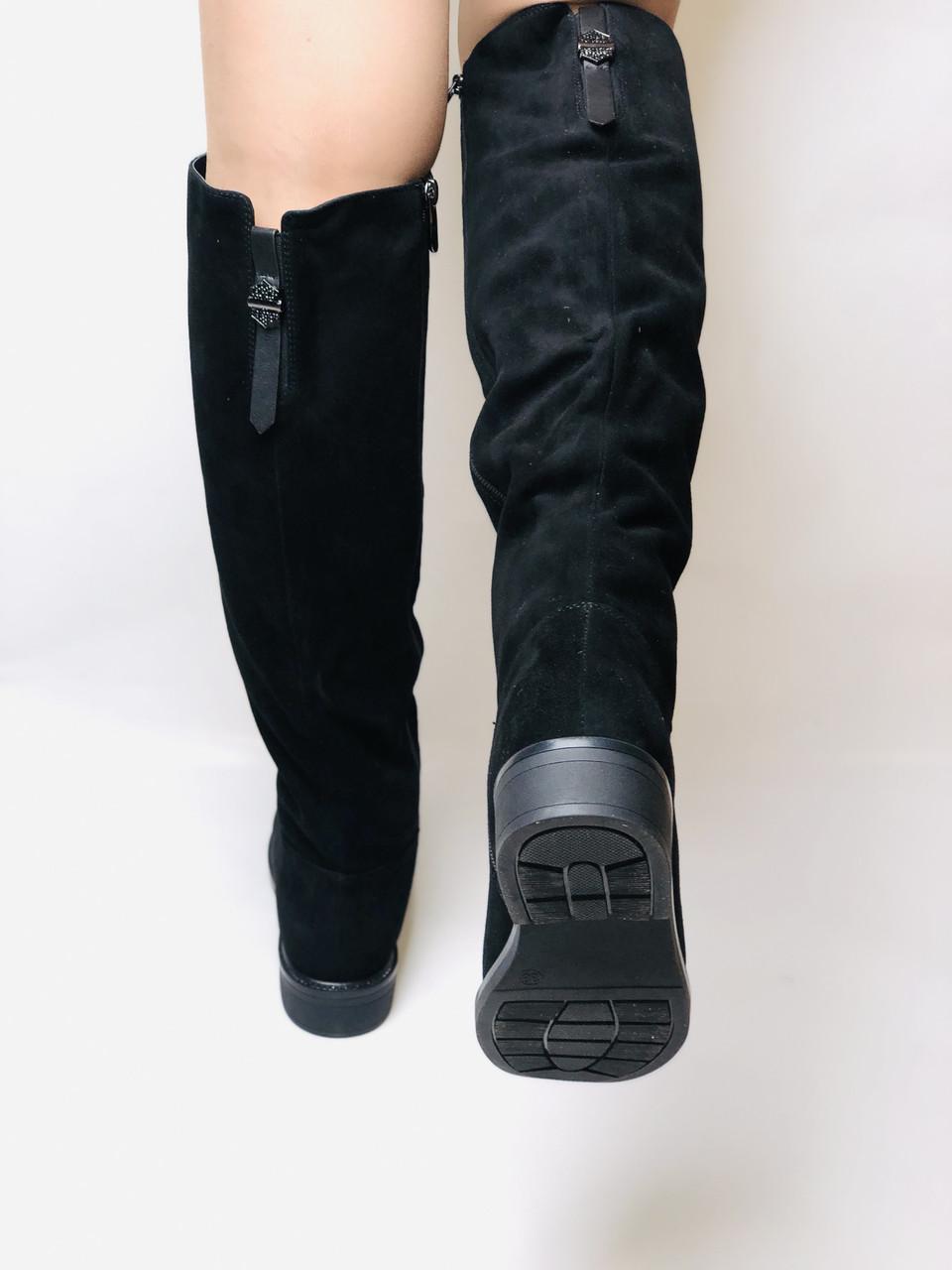 Ботфорти жіночі зимові Molka р. 38 24,0 см Чорний (2449) - фото 9 Ботфорти жіночі зимові Molka р. 38 24,0 см Чорний (2449) - фото 9
