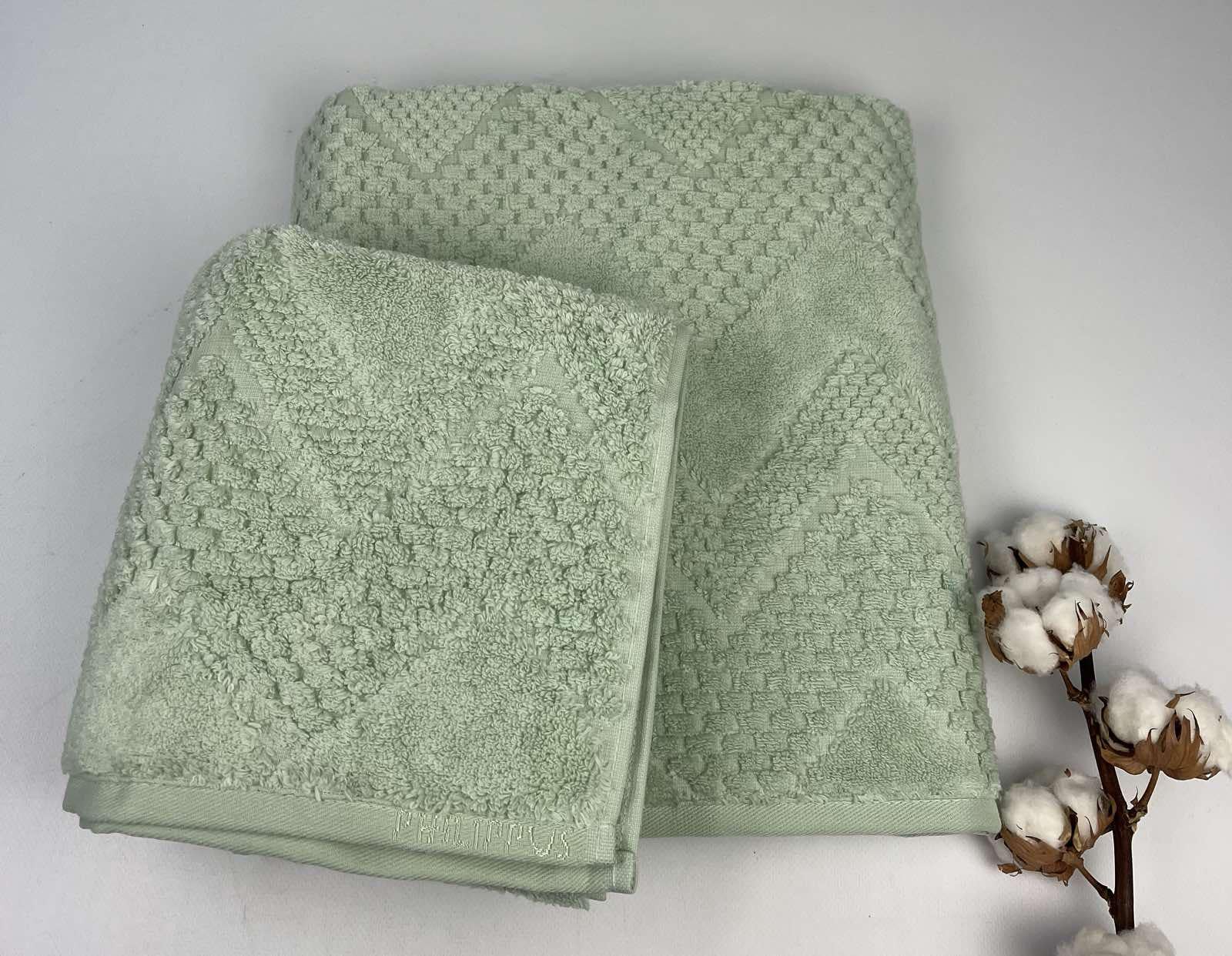 Набор полотенец Philippus Triga 2 шт. Салатовый (CN31740)