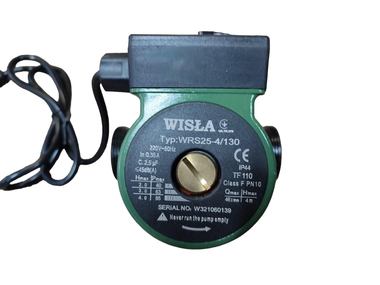 Циркуляционный отопительный насос Wisla WRS 25/4-130