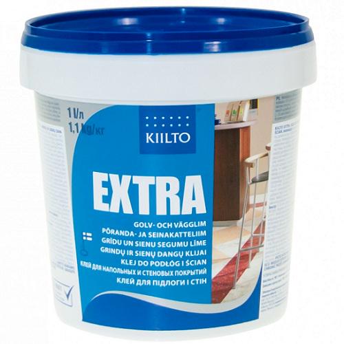 Клей для лінолеуму/ковроліну/ПВХ плитки Kiilto Extra 1 л (KE1)
