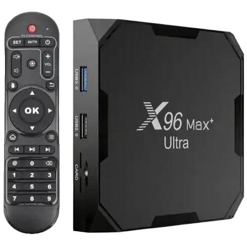 Смарт-приставка X96 Max+ Ultra 4/32 Гб Smart TV Android/Quad-Core ARM Cortex A55/S905X4