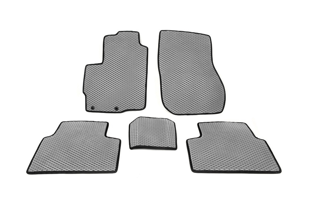 Автоковрики Digital Designs Mitsubishi Outlander II CWW 2006-2012 гг. 5 шт. Серый (1501244693)