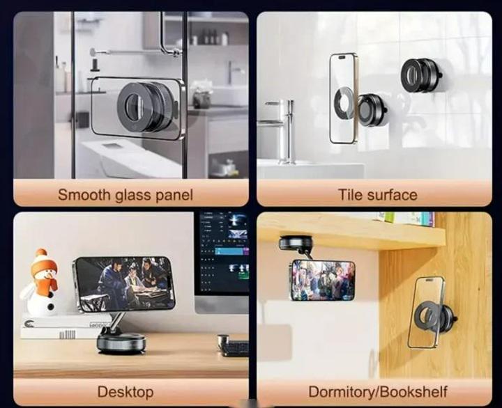 Тримач для телефона X68/K007с вакуумний присосий 360° - фото 4 Тримач для телефона X68/K007с вакуумний присосий 360° - фото 4