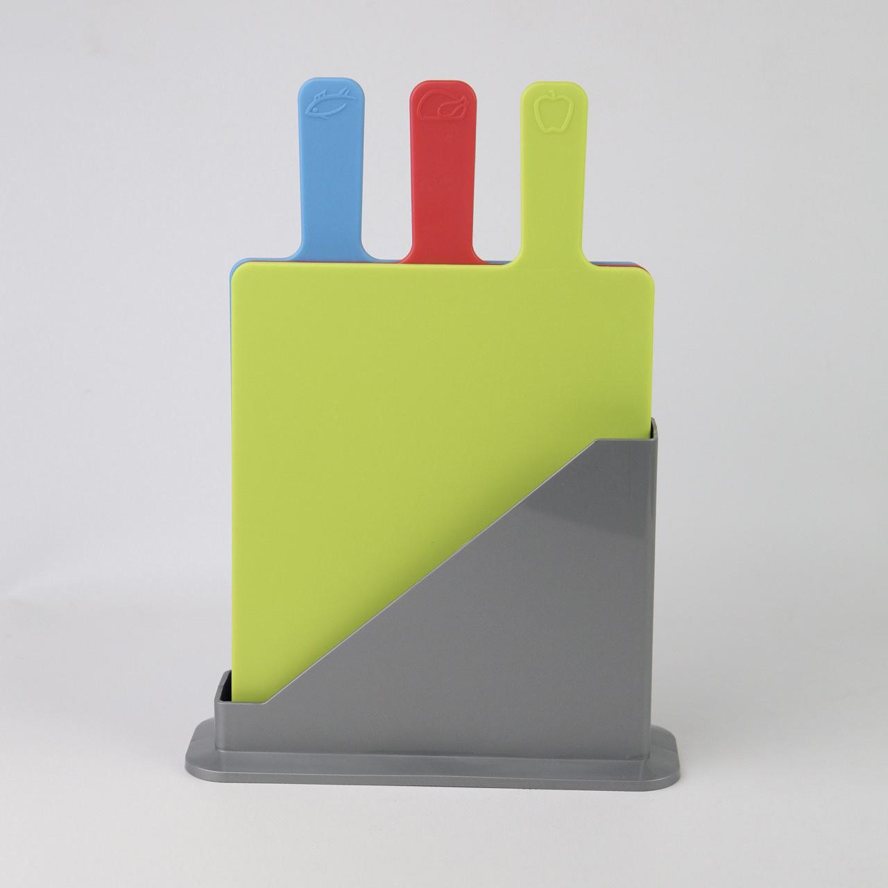 Набор разделочных досок InspoLine с подставкой 32х20 см 3 шт. (00000010034) - фото 2