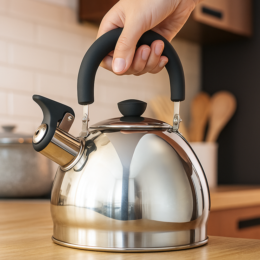 Чайник для плиты со свистком BlackArc нержавеющая сталь одинарное дно 2,0 л (03-MH-3531) - фото 6 Чайник для плиты со свистком BlackArc нержавеющая сталь одинарное дно 2,0 л (03-MH-3531) - фото 6