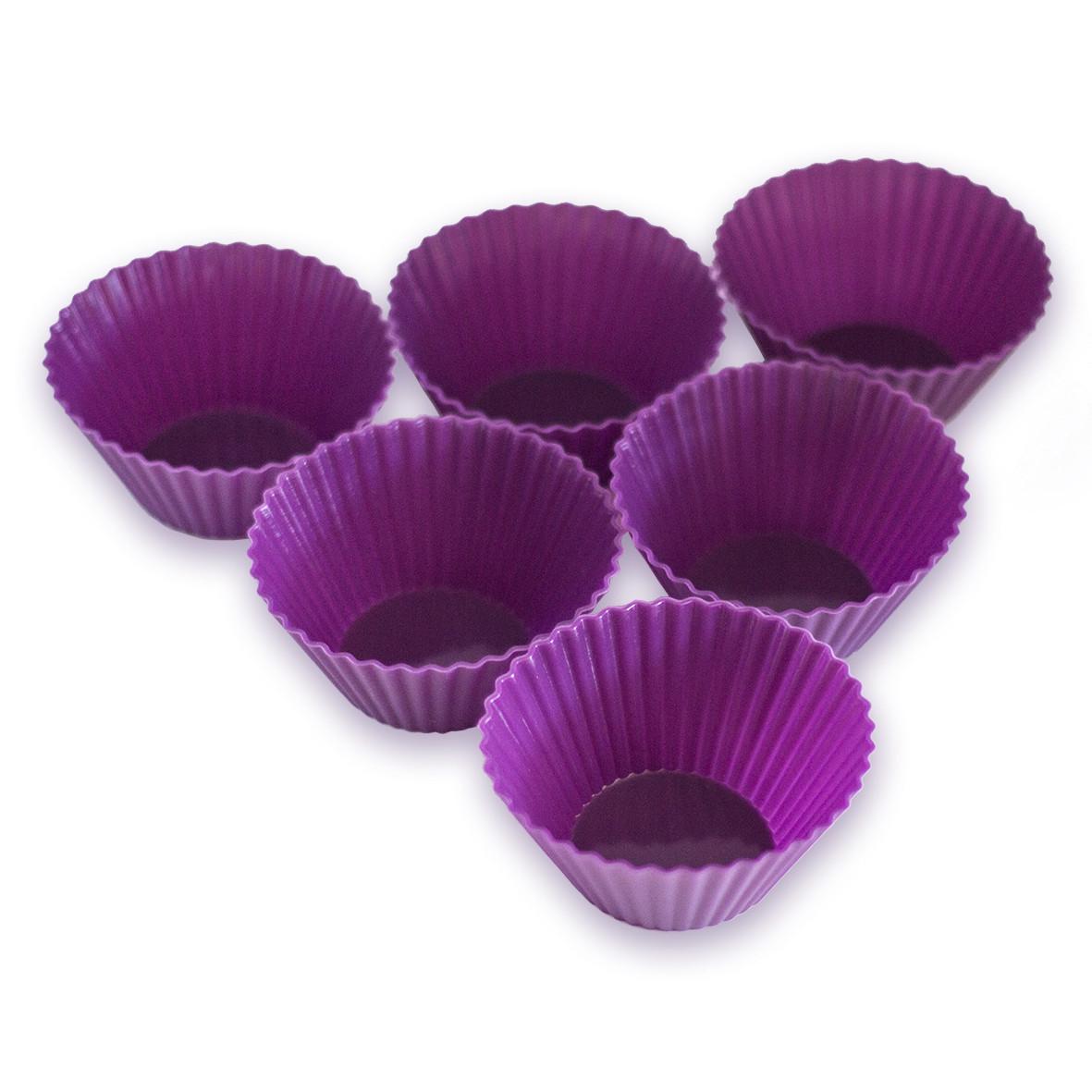 Набір з 6 силіконових форм Kamille 7x7x3,5 см (KM-7732)