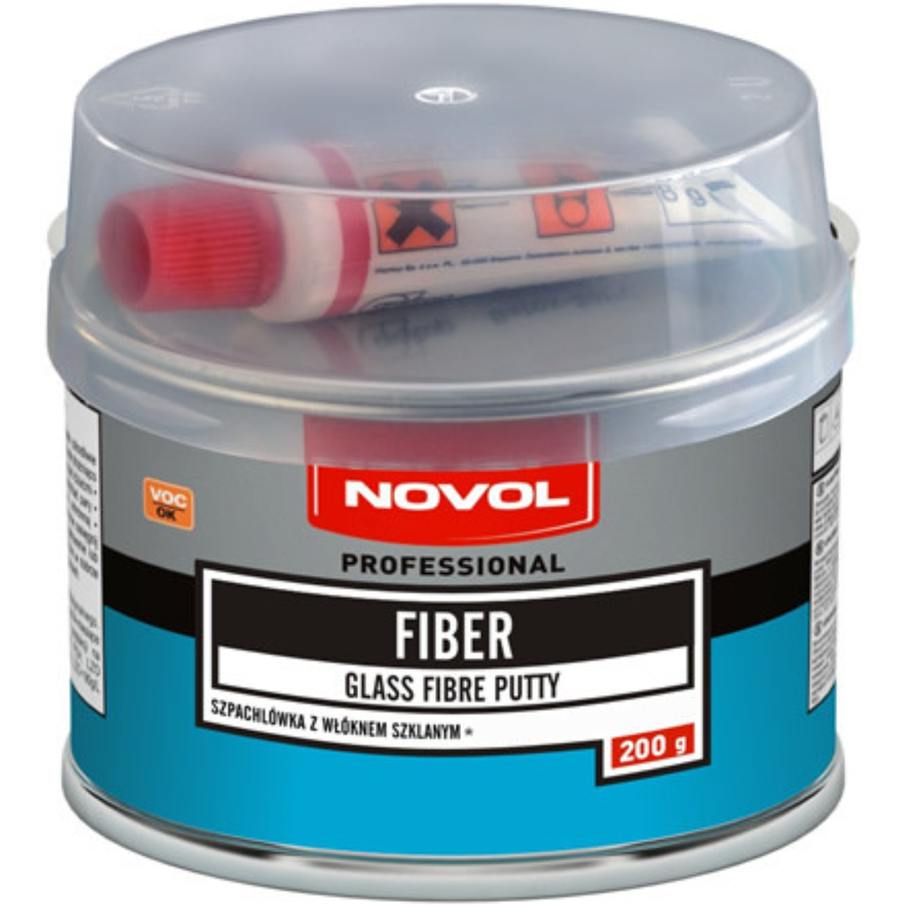 Шпаклевка со стекловолокном NOVOL Fiber 200 г