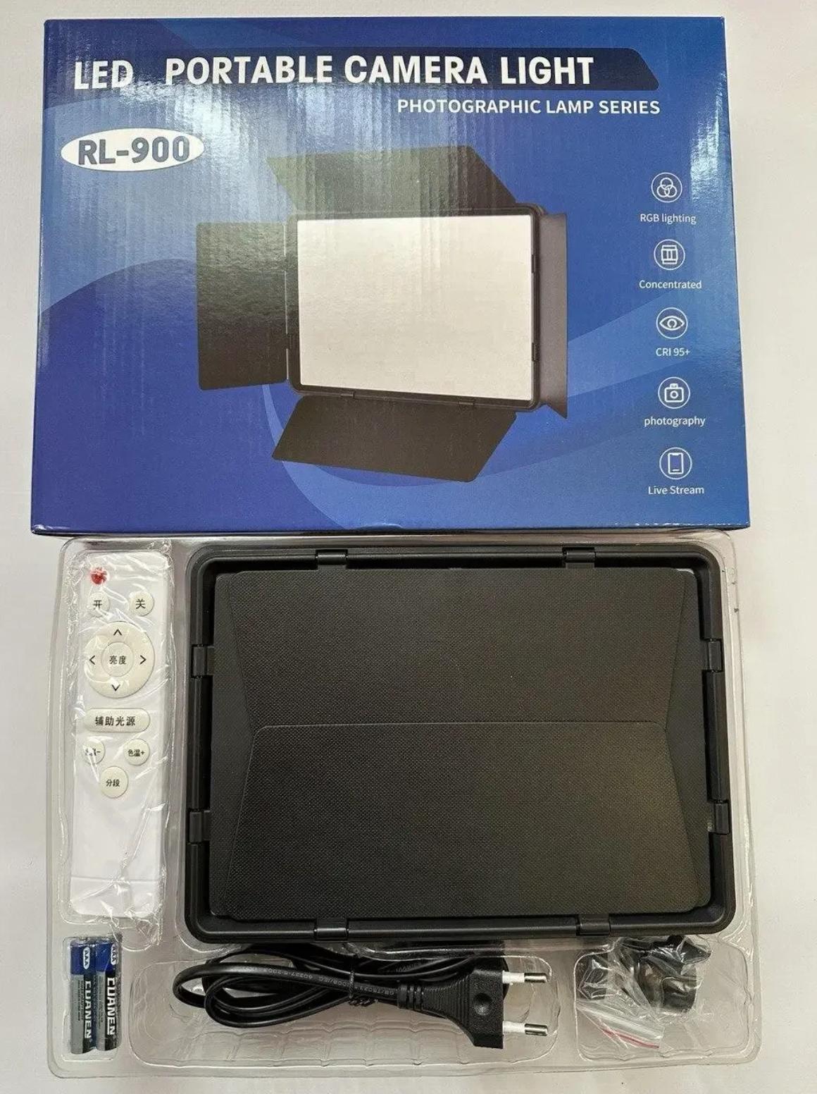 Світлодіодна панель Camera light RL-900 3000-6500K для відео та фото з пультом ДУ (22642664) - фото 5 Світлодіодна панель Camera light RL-900 3000-6500K для відео та фото з пультом ДУ (22642664) - фото 5