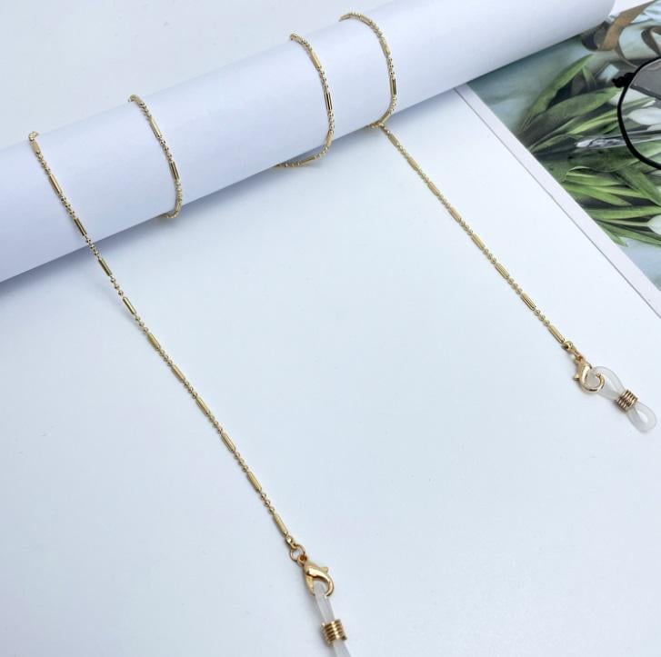 Ланцюжок для окулярів 9442 77 см Золотистий (4542419) Ланцюжок для окулярів 9442 77 см Золотистий (4542419)