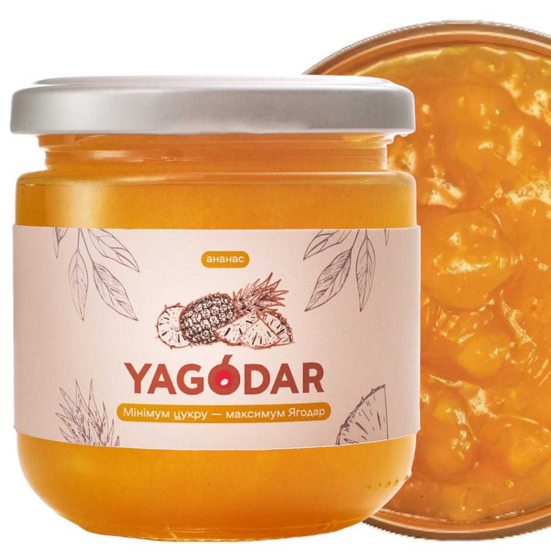 Набор джемов YAGODAR Смородина-Груша/Малина-Апельсин/Ананас-Апельсин/Ананас 4 шт. - фото 5 Набор джемов YAGODAR Смородина-Груша/Малина-Апельсин/Ананас-Апельсин/Ананас 4 шт. - фото 5