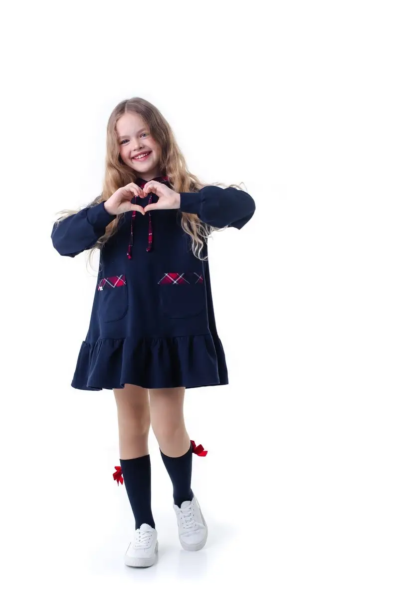 Платье детское школьное/повседневное Suzie 122 см Синий (0491)