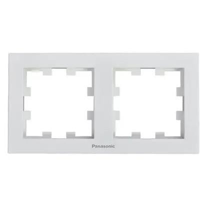 Рамка Panasonic Karre Plus 55 2-я горизонтальная Белый (22824-е)