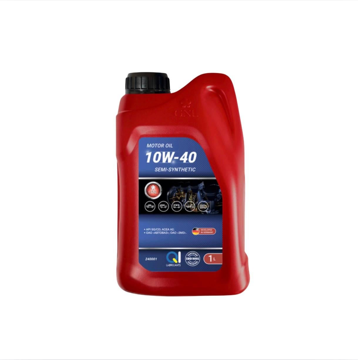 Моторное масло GNL Semi Synthetic 10W-40 API SL/CF 1 л