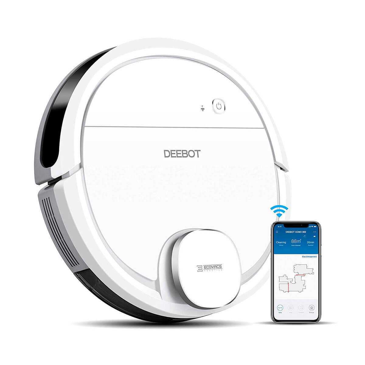 Робот-пилосос ECOVACS DEEBOT OZMO 900 White (DN5G) - фото 5