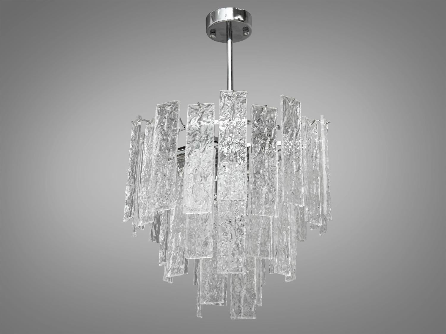 Люстра-подвес Diasha с круглыми стеклянными элементами Хром (818/400CH) Люстра-подвес Diasha с круглыми стеклянными элементами Хром (818/400CH)