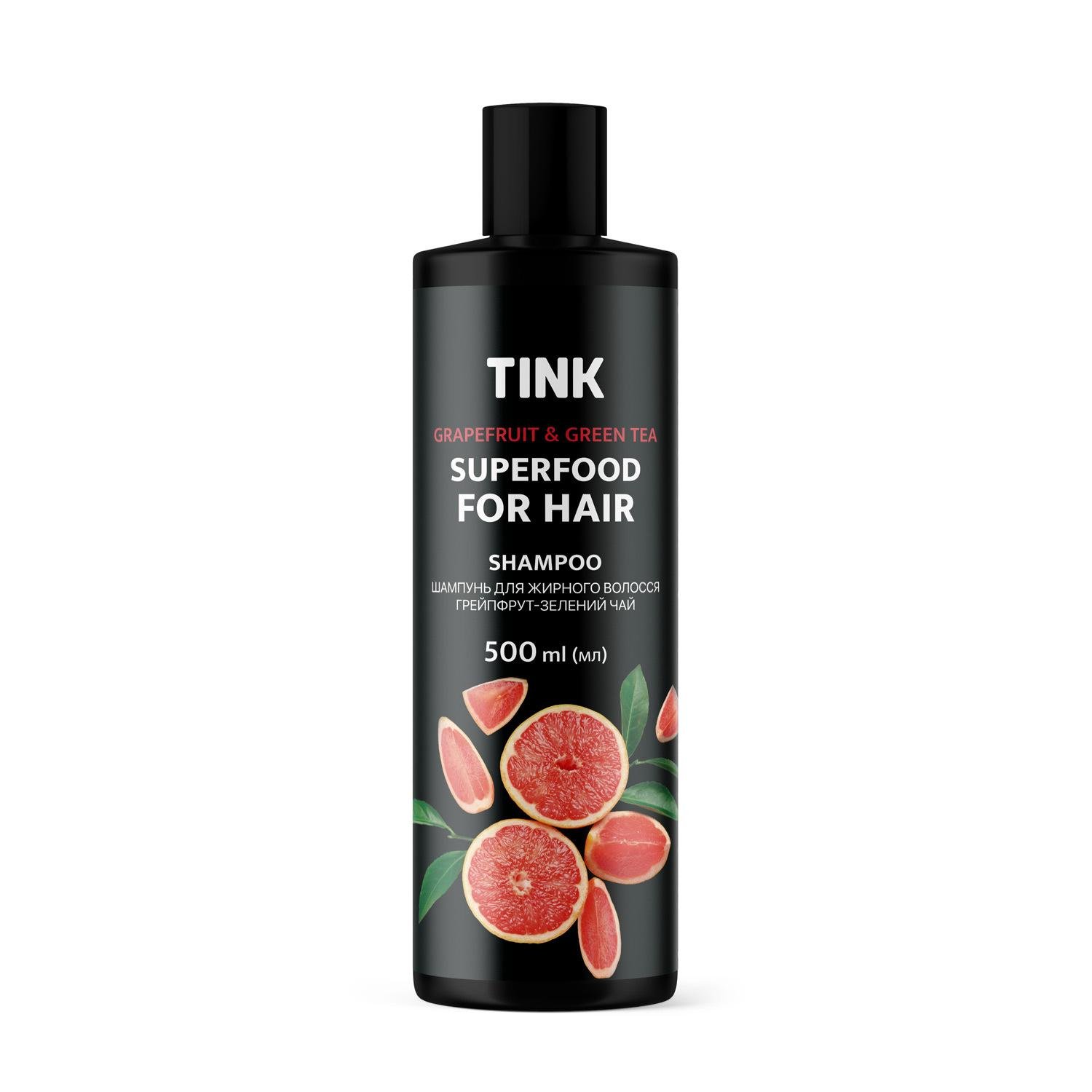Шампунь для жирных волос Tink Грейпфрут-Зеленый чай 500 мл (4823109406575)