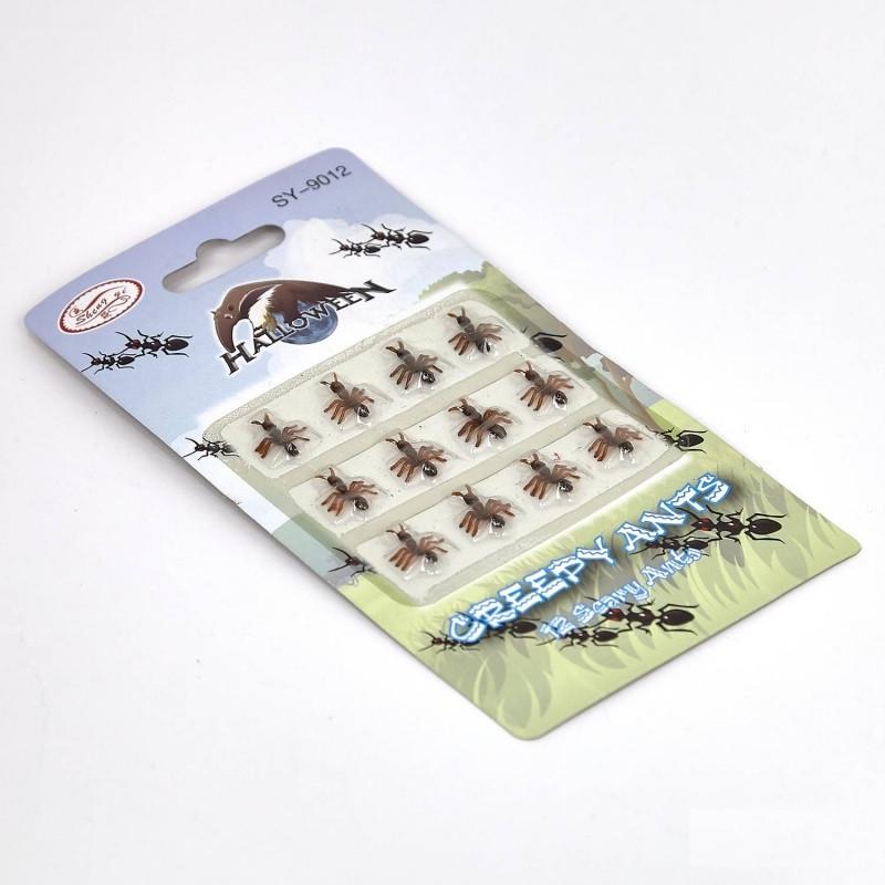 Декоративные Муравьи на Хеллоуин 12 шт.