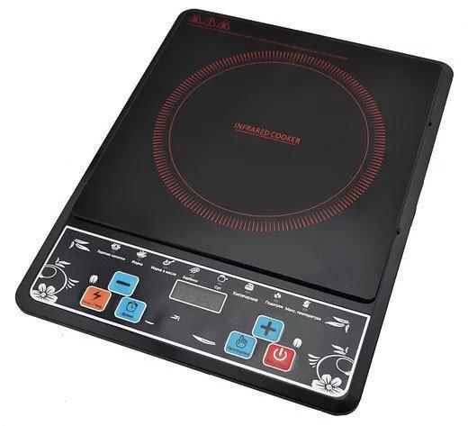 Настільна плита інфрачервона Besser 10248 2000W Black (008112) Настільна плита інфрачервона Besser 10248 2000W Black (008112)