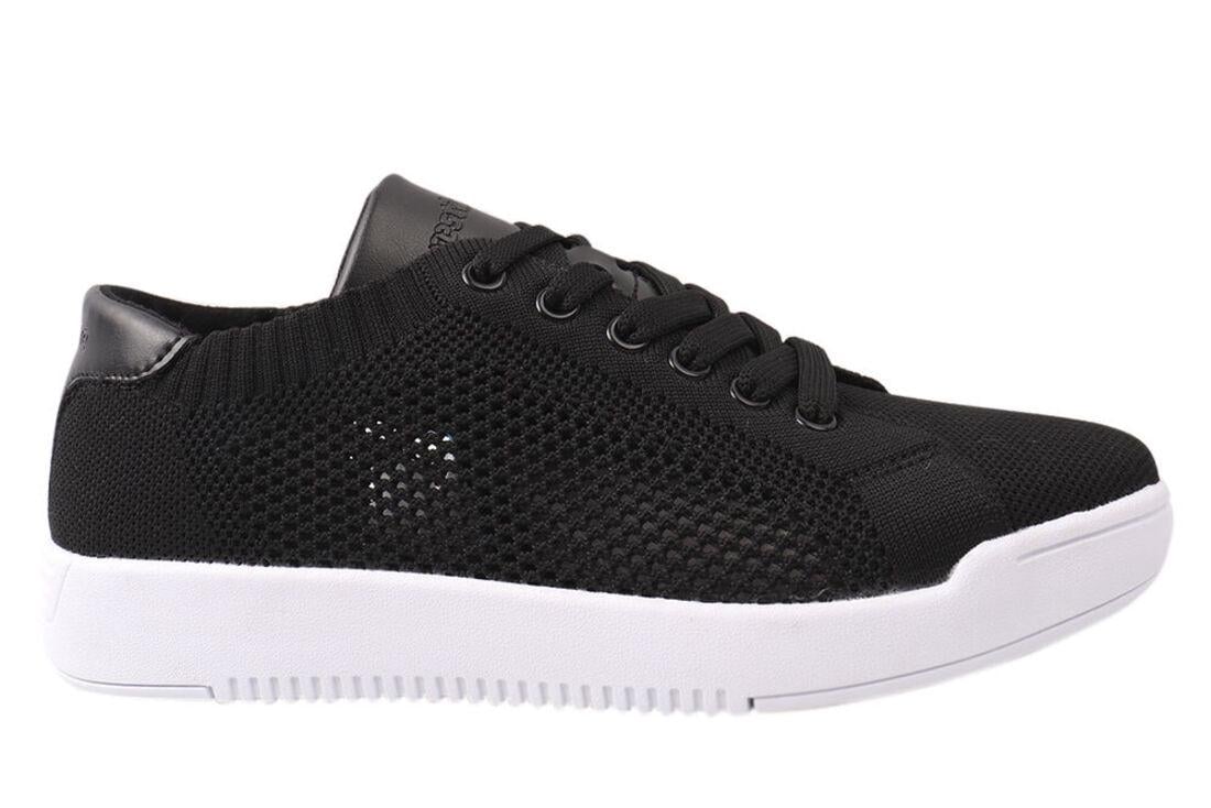 Кросівки чоловічі Restime з текстилю на низькому ходу на шнурівці р. 41 Чорний (153-21LK) - фото 3 Кросівки чоловічі Restime з текстилю на низькому ходу на шнурівці р. 41 Чорний (153-21LK) - фото 3