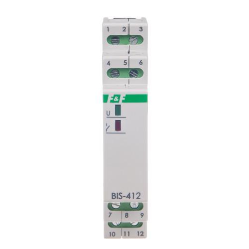 Реле импульсное F&F BIS-412M-LED 165-265 В AC 16 A 160 A/20 мс (00000062698)