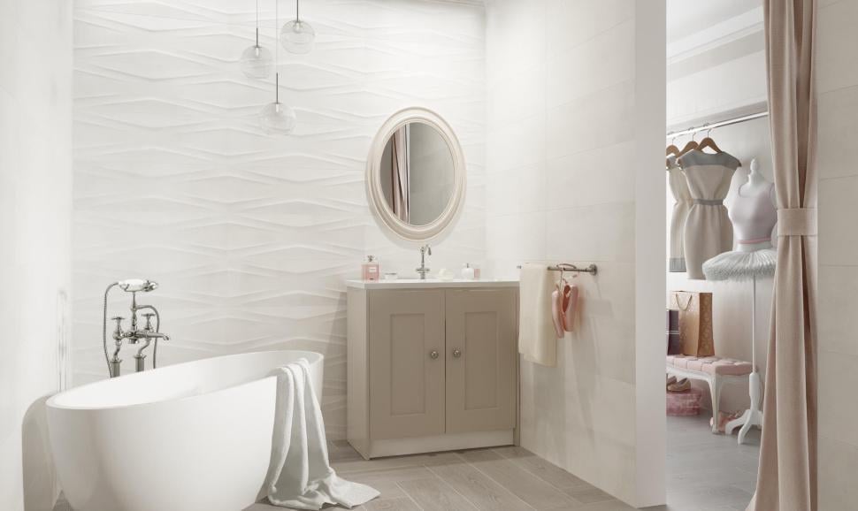 Плитка Paradyz Pandora 25x75 см Bianco (8133) - фото 3