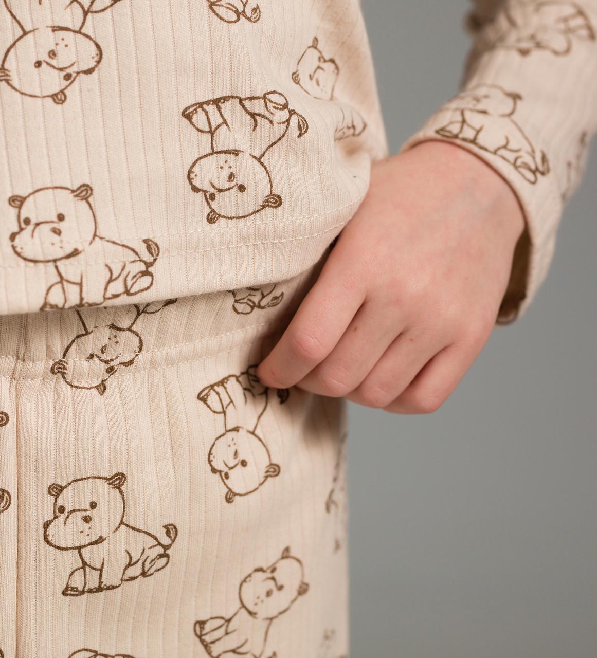 Піжама дитяча Мальта 24/Д595-04 Бежева - фото 3 Піжама дитяча Мальта 24/Д595-04 Бежева - фото 3