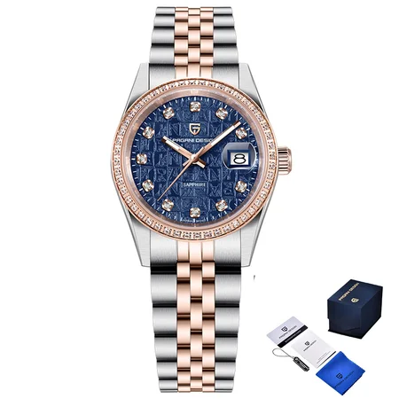 Наручные часы Pagani Design PD-1794L Silver/Rose Gold/Blue