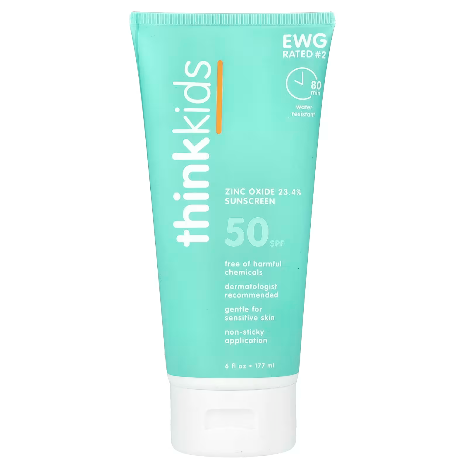 Крем солнцезащитный THINK Baby Safe Sunscreen SPF50+ с оксидом цинка 177 мл (33968557)
