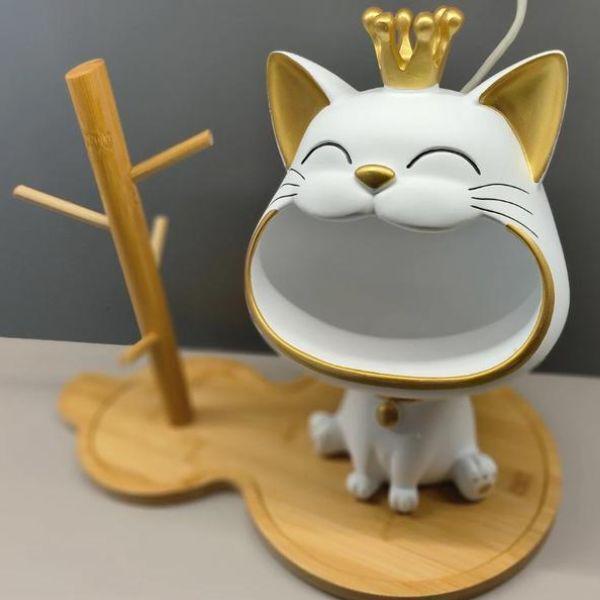 Статуэтка счастливый кот для удобного хранения мелочей (C01268) - фото 6 Статуэтка счастливый кот для удобного хранения мелочей (C01268) - фото 6