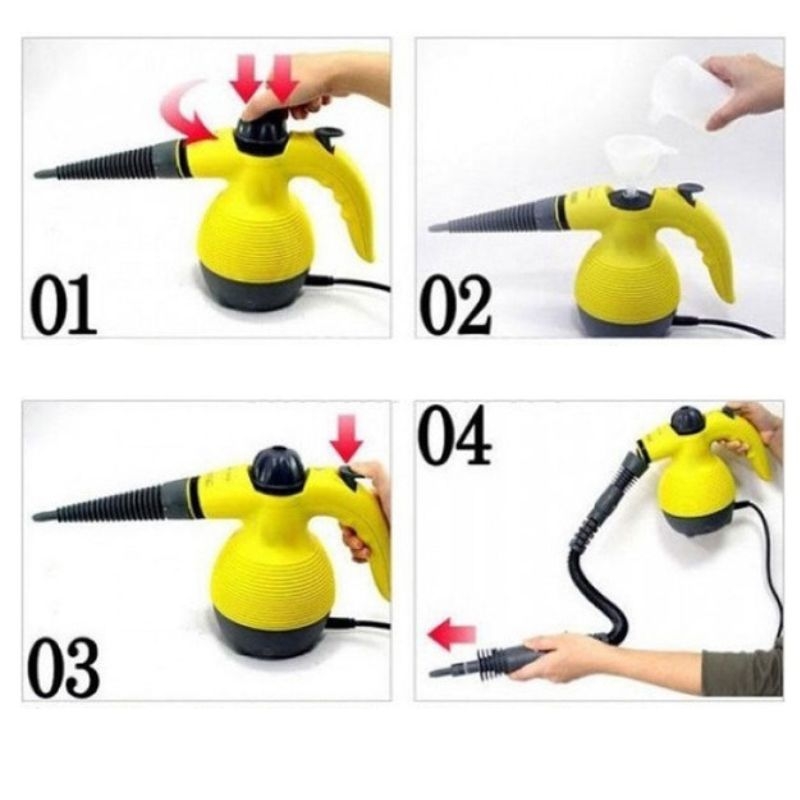 Пароочиститель Steam Cleaner Pro 6в1 функция отпаривателя 1000W (tf7410) - фото 4 Пароочиститель Steam Cleaner Pro 6в1 функция отпаривателя 1000W (tf7410) - фото 4