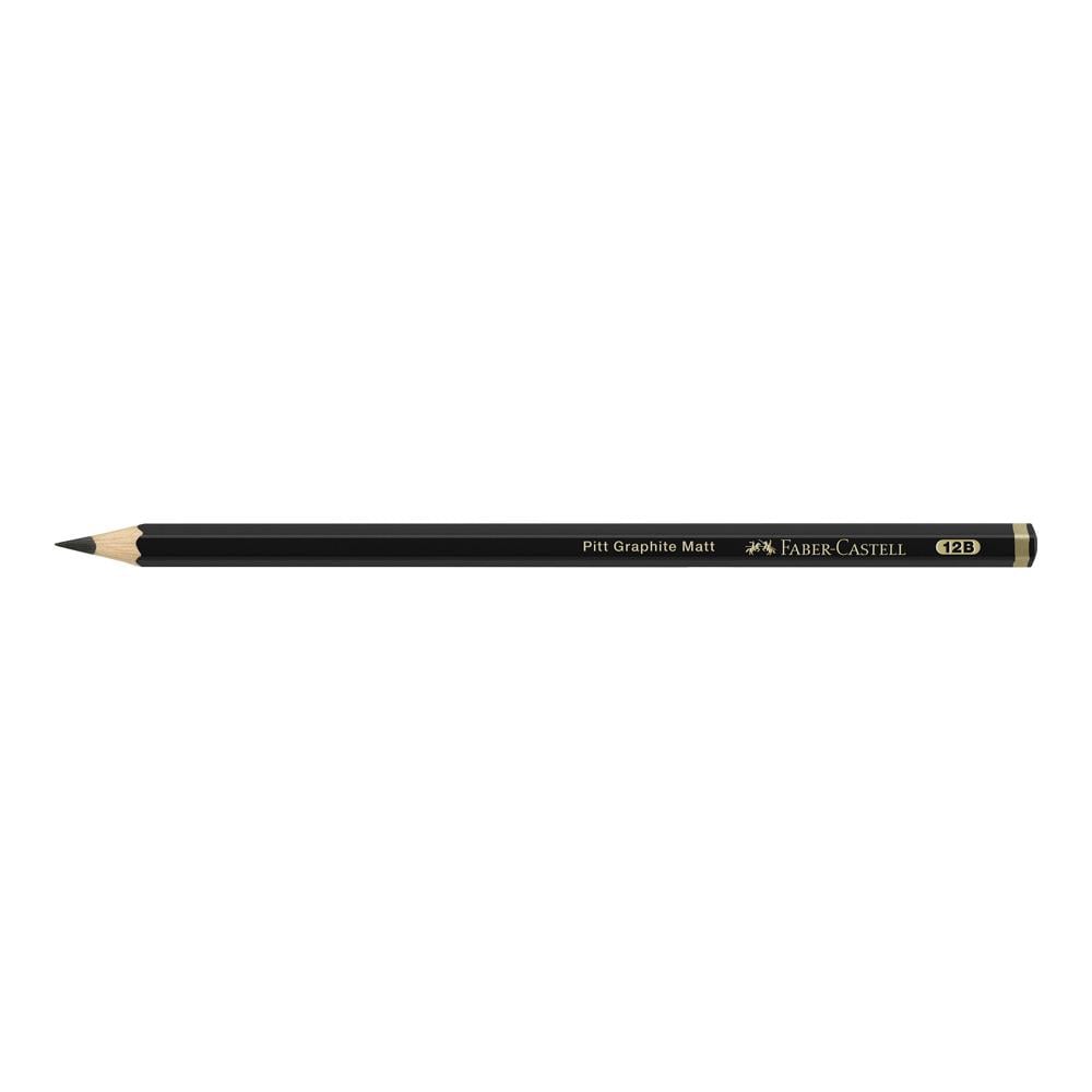 Карандаш чернографитный Faber-Castell PITT 12B Matt Graphite (115212)