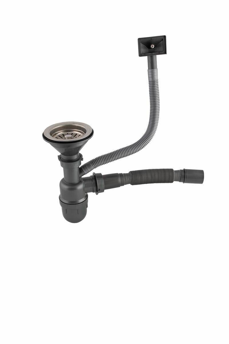 Евросифон одинарный Platinum для моек из нержавеющей стали (PLTM-SP000004701) Евросифон одинарный Platinum для моек из нержавеющей стали (PLTM-SP000004701)