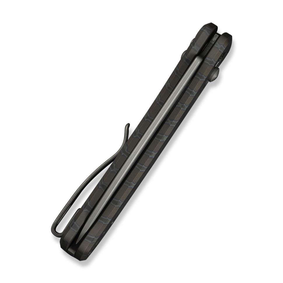 Туристичний ніж кишеньковий складаний Weknife Nightblade WE22046-3 Dark Grey (54799) - фото 6