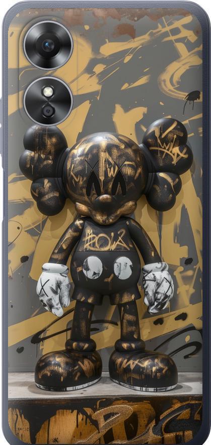 Чехол на Oppo A17 Bronze kaws (6097u-2954-42517)