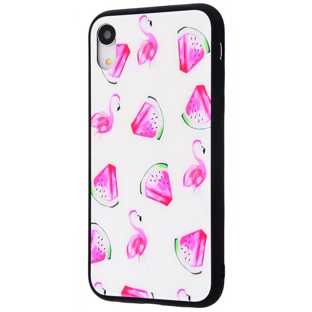 Чехол G-case Glass case My Style Glass/TPU для iPhone XR 21 с рисунком - фото 1