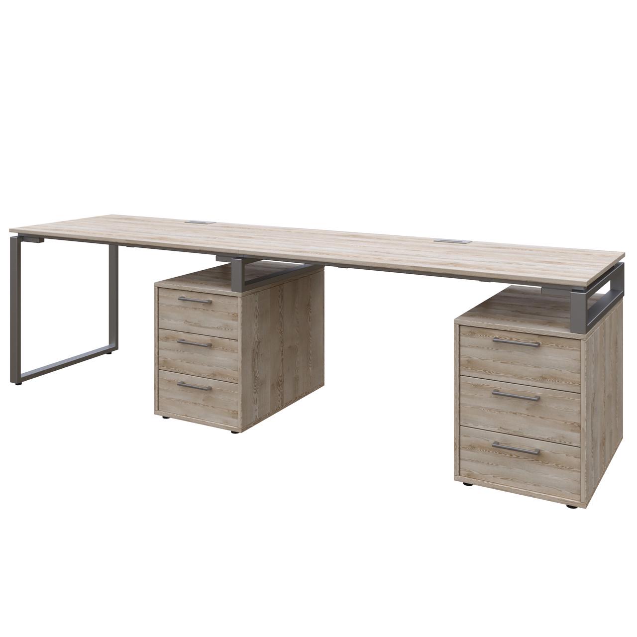 Письменный стол Loft Details L135 Double Сосна лофт кремовая