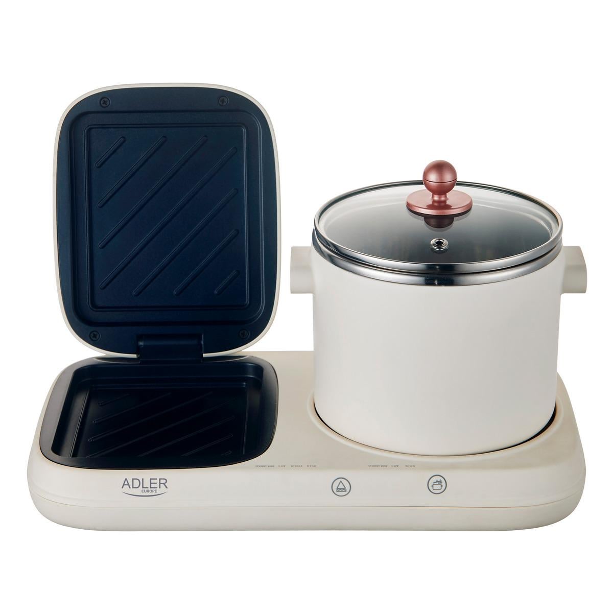 Гриль электрический Adler AD 6421 2в1 (33133807)