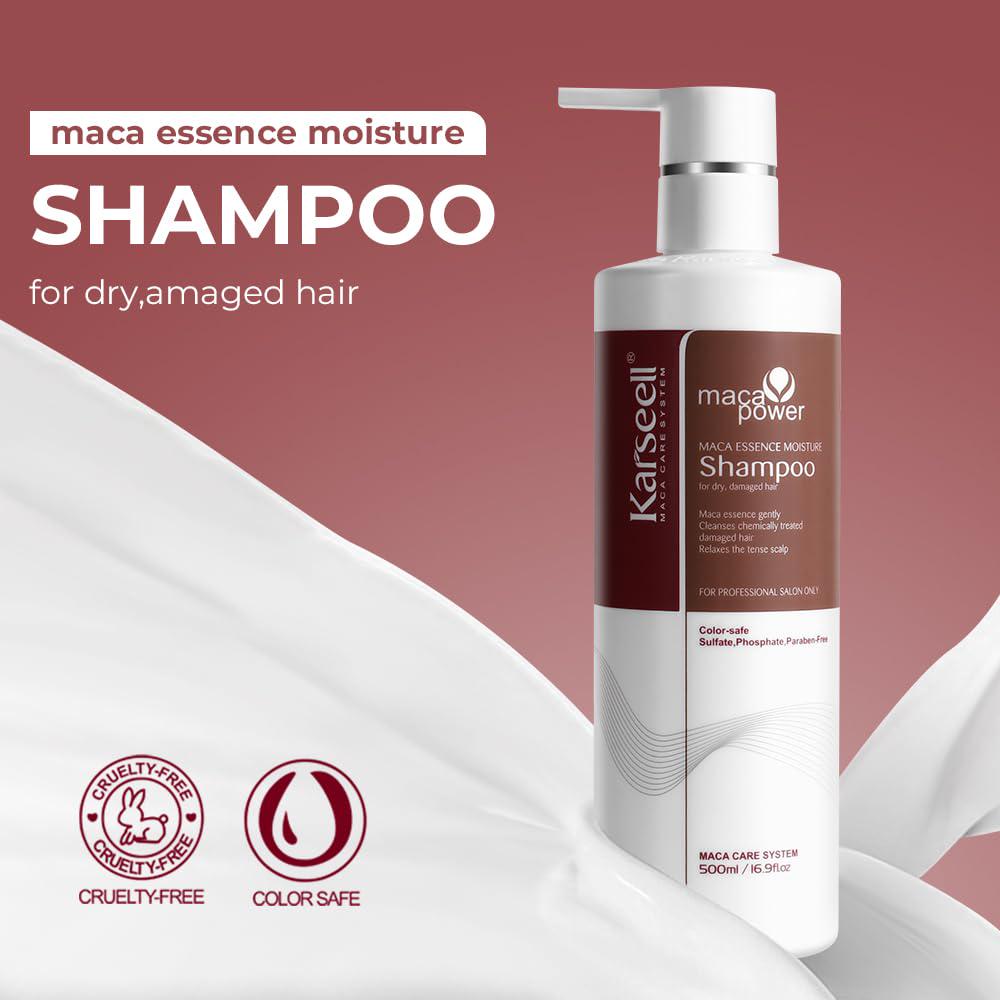 Шампунь зволожувальний Karseell Мaca Essence Moisture Shampoo 500 мл - фото 2