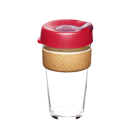 Чашка KeepCup Brew Flutter Cork 454 мл Червоний - фото 1