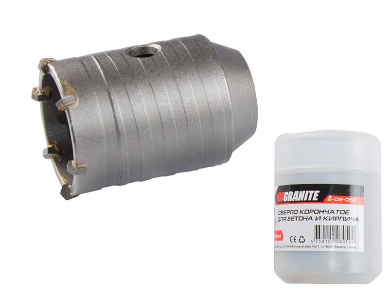 Сверло корончатое Granite для бетона 50 мм 6 зубцов (2-08-050)