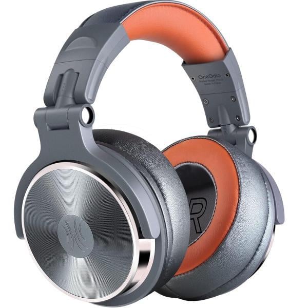 Навушники накладні дротові Oneodio Pro 50 3,5 мм/6.35 мм кабель 1,2 м з мікрофоном Grey (36293657)