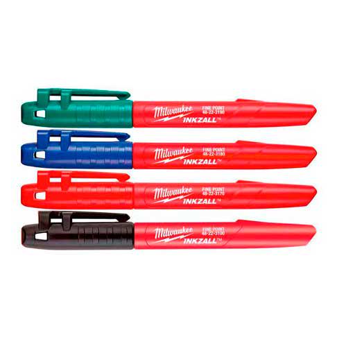 Набір маркерів Milwaukee InkZAll 4 шт. (48223106)