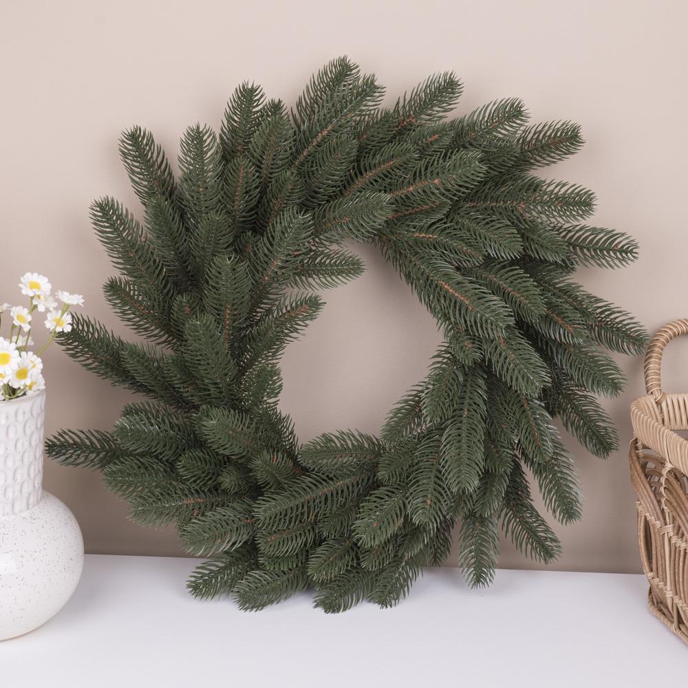 Вінок з ялини "преміум" 45 см Зелений (3921-1)