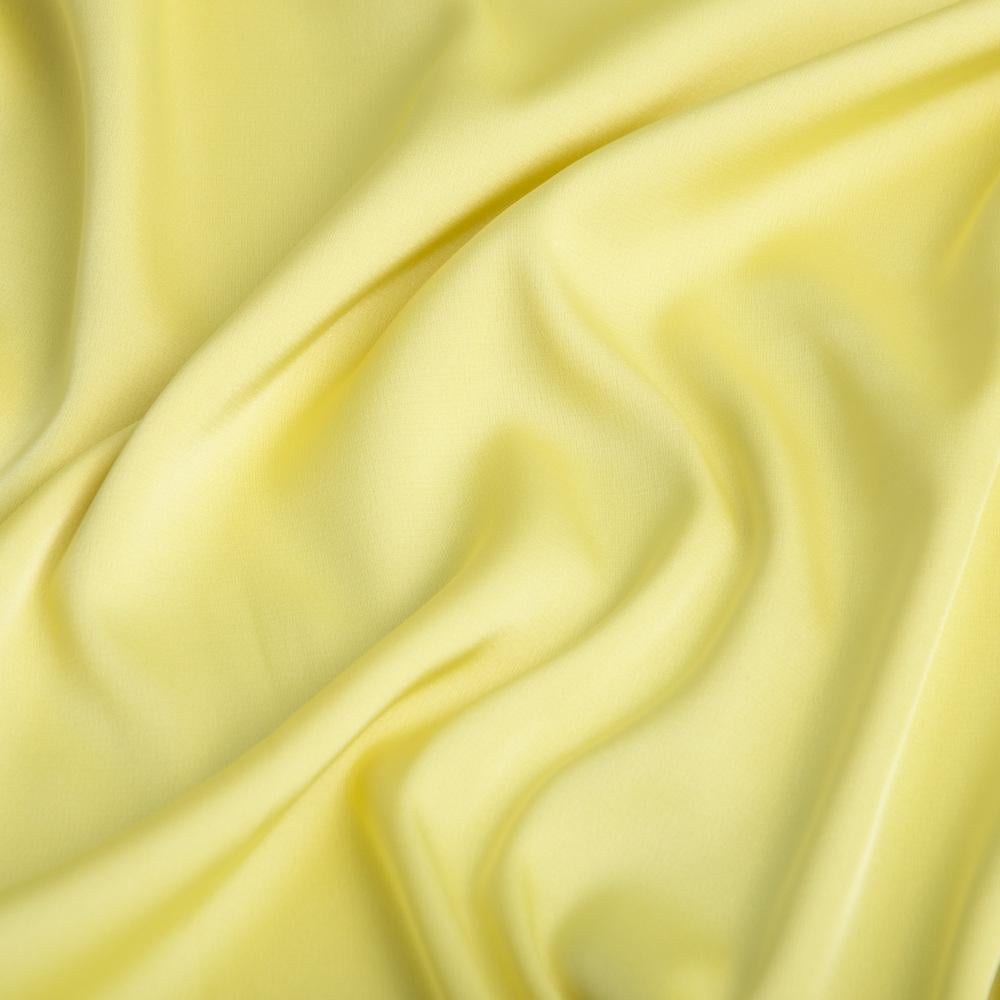 Ткань плательная атлас шелк Vanessa стиглий лимон