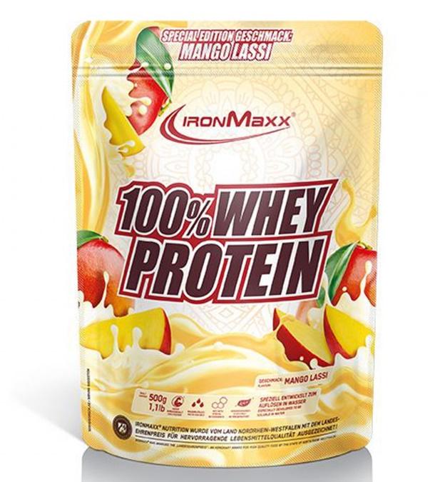 Протеин IronMaxx 100% Whey Protein 500 г 10 порций Mango Lassi